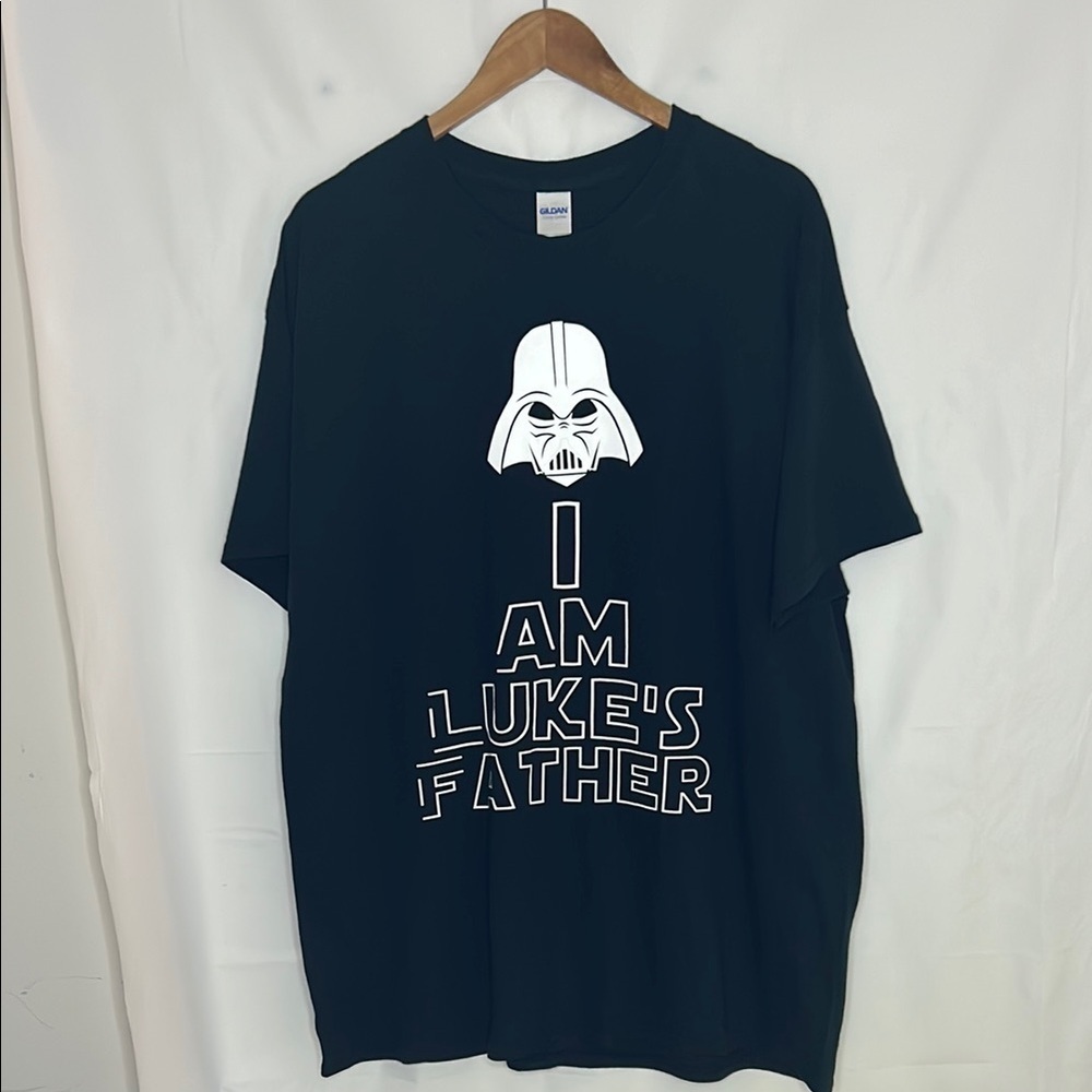 Star Wars Darth Vader I am Luke’s father Gildan Black Graphic T-Shirt like new